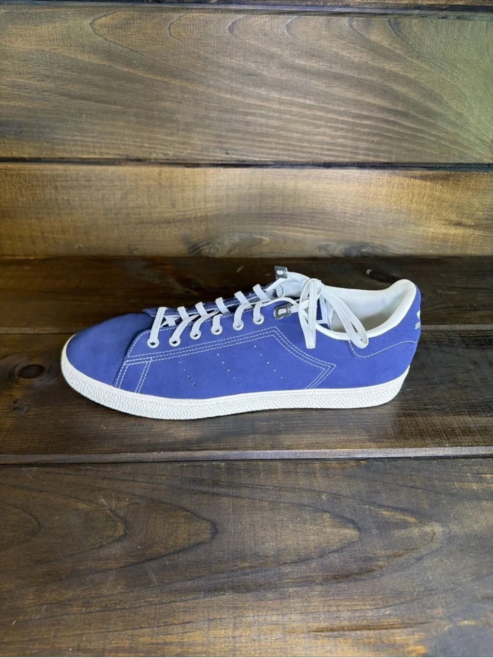 Adidas Stan Smith CS Blue Suede Sneakers Shoes Men Size 14